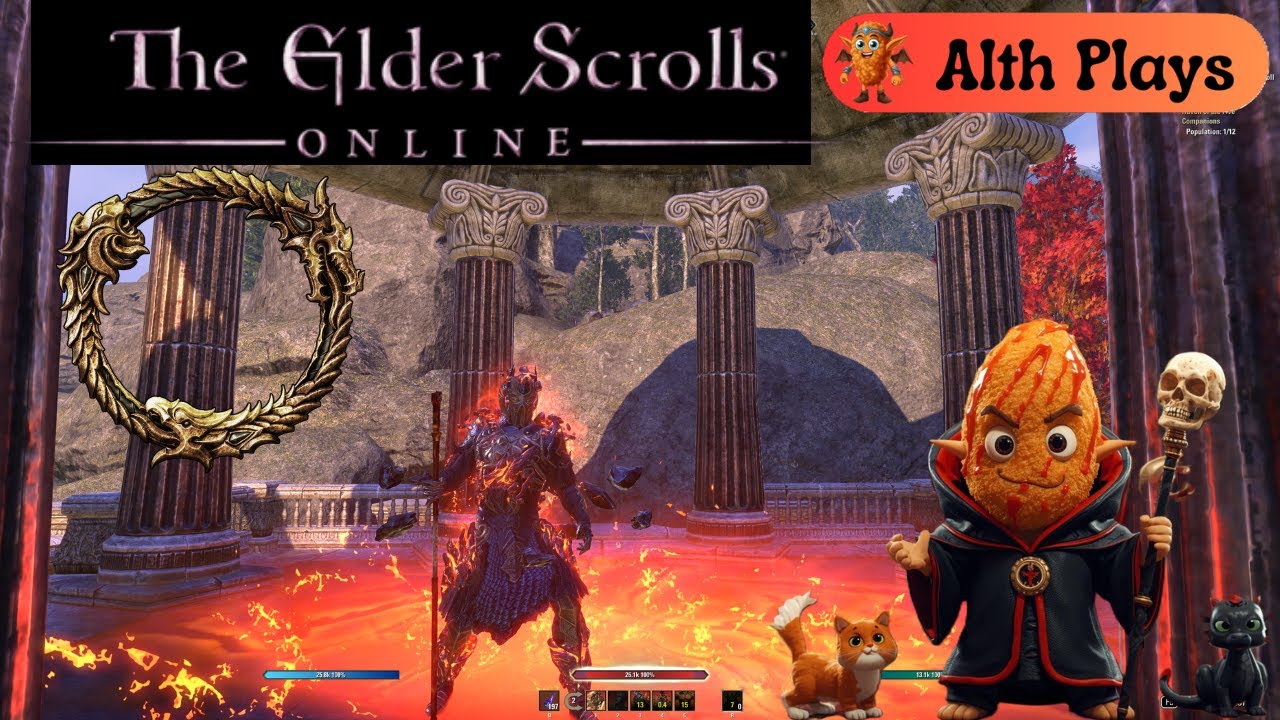 The Elder Scrolls Online | Тестирование новых способностей Рыцаря Смерти