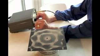 Evan Grant Making sound visible through cymatics