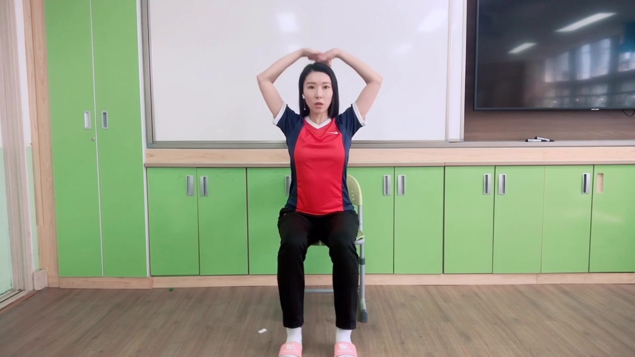 온라인 체육 수업 - 10분 스트레칭 [의자 스트레칭 - 상체편]
