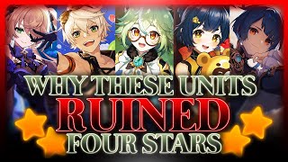 How The "Power Five" Ruined Four Star Characters | Genshin Impact