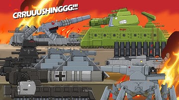 He met some truly serious enemies - Cartoons about tanks