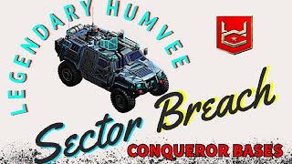 War Commander: Sector Breach Conqueror Bases 1, 2 & 3 Easy.