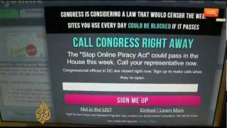 Websites 'blackout' over anti-piracy bill Guide