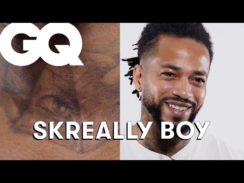 Youtube: Skreally Boy dévoile ses tattoos : Bob Marley, pyramide, poker… | GQ