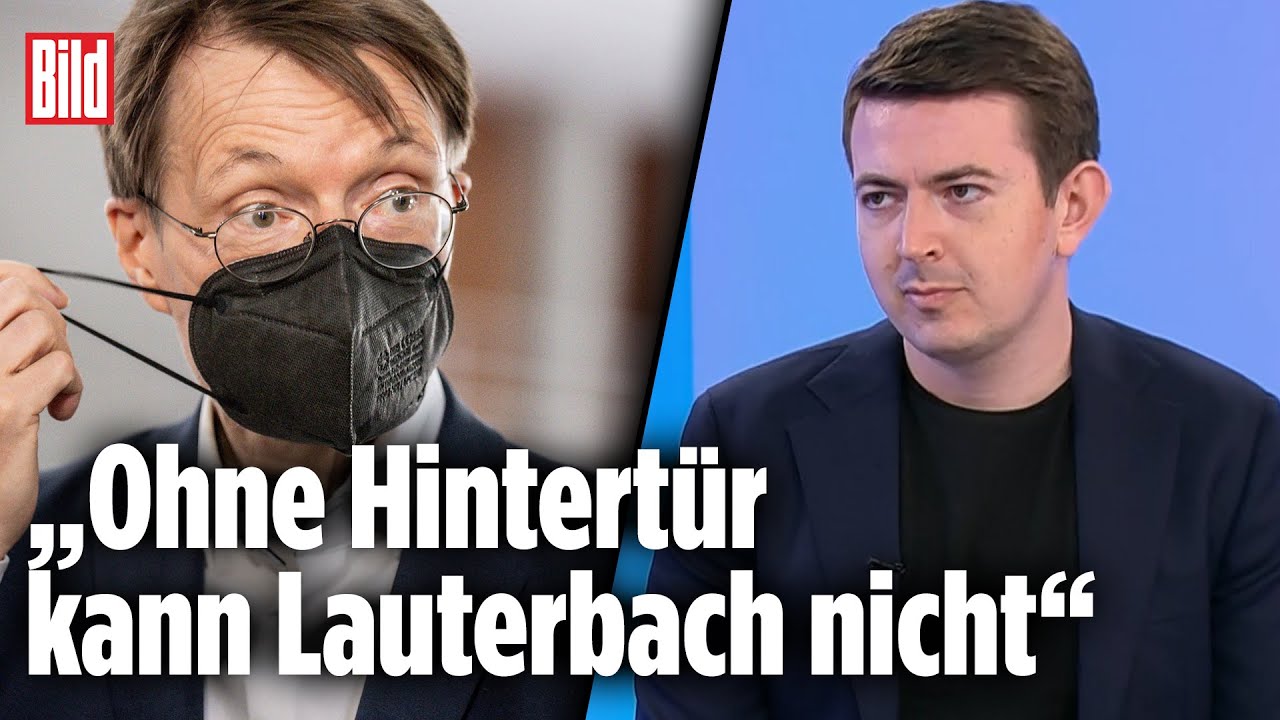 Lauterbach nimmt Maskenpflicht im Flugzeug zurück – mit Hintertürchen | Filipp Piatov bei BILD Live