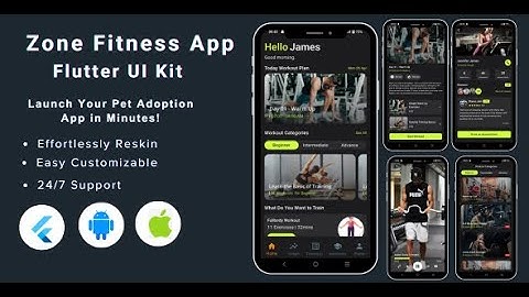 Health and Fitness App Flutter | Workout App in Flutter | Nutrition App Flutter | Body Building App