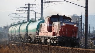 関西本線5380列車(四日市～稲沢)DD51-853+タキ