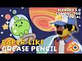 Making Blender Grease Pencil Look Paper-Like