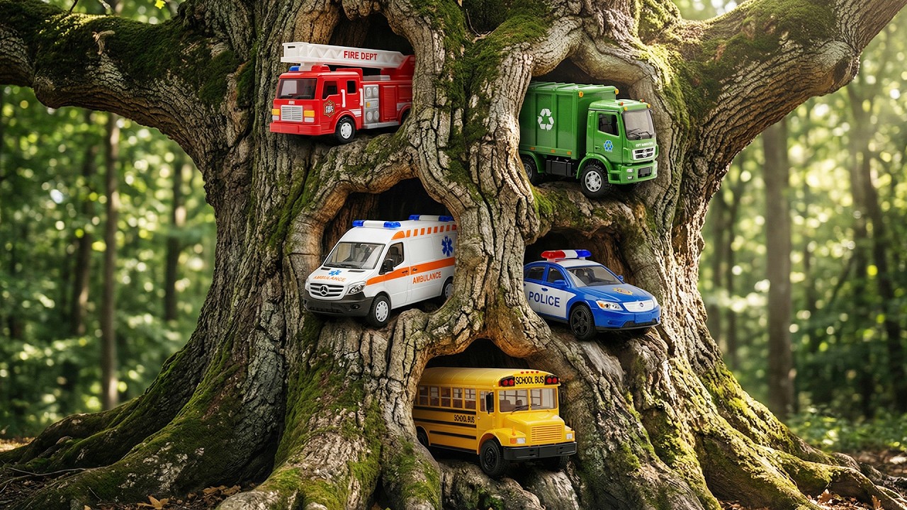 Magic Tree Rescue Squad The Secret Toy Heroes of the Enchanted Forest! 🌳🚒