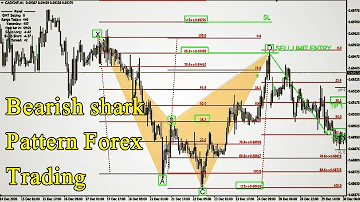 Harmonic Pattern Shark - How to trade bearish shark Pattern Forex Trading Strategies