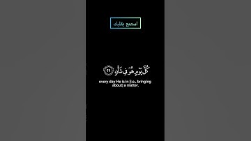 سورة الرحمن كل من عليها فان بصوت القارئ ياسر الدوسري #ياسرالدوسري #قرآن #قران #قرآن_كريم