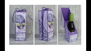 Hydrangea Haven - Small Wine Bottle Holder
Teri Pocock - Stampin Up! UK Independent Demonstrator.
Create a Small Wine Bottle Holder using the Hydrangea Haven stamp set from Stampin Up!
Full details of this project including measurements and direct links to the products used are on my blog -
https://www.stampinmagic.com/2021/01/stampin-friends-blog-hop-birthday.html
Corrections Listed Here:
Visit my Blog to Join My Team or see other fabulous projects ...
https://www.stampinmagic.com
#stampinmagic#papercrafting#teripocock Hydrangea Haven - Small Wine Bottle Holder