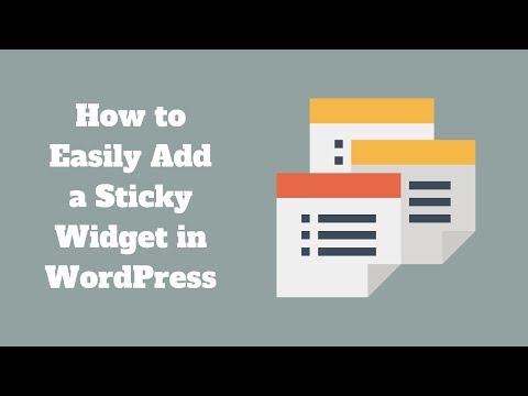 How to Easily Add a Sticky Widget in WordPress