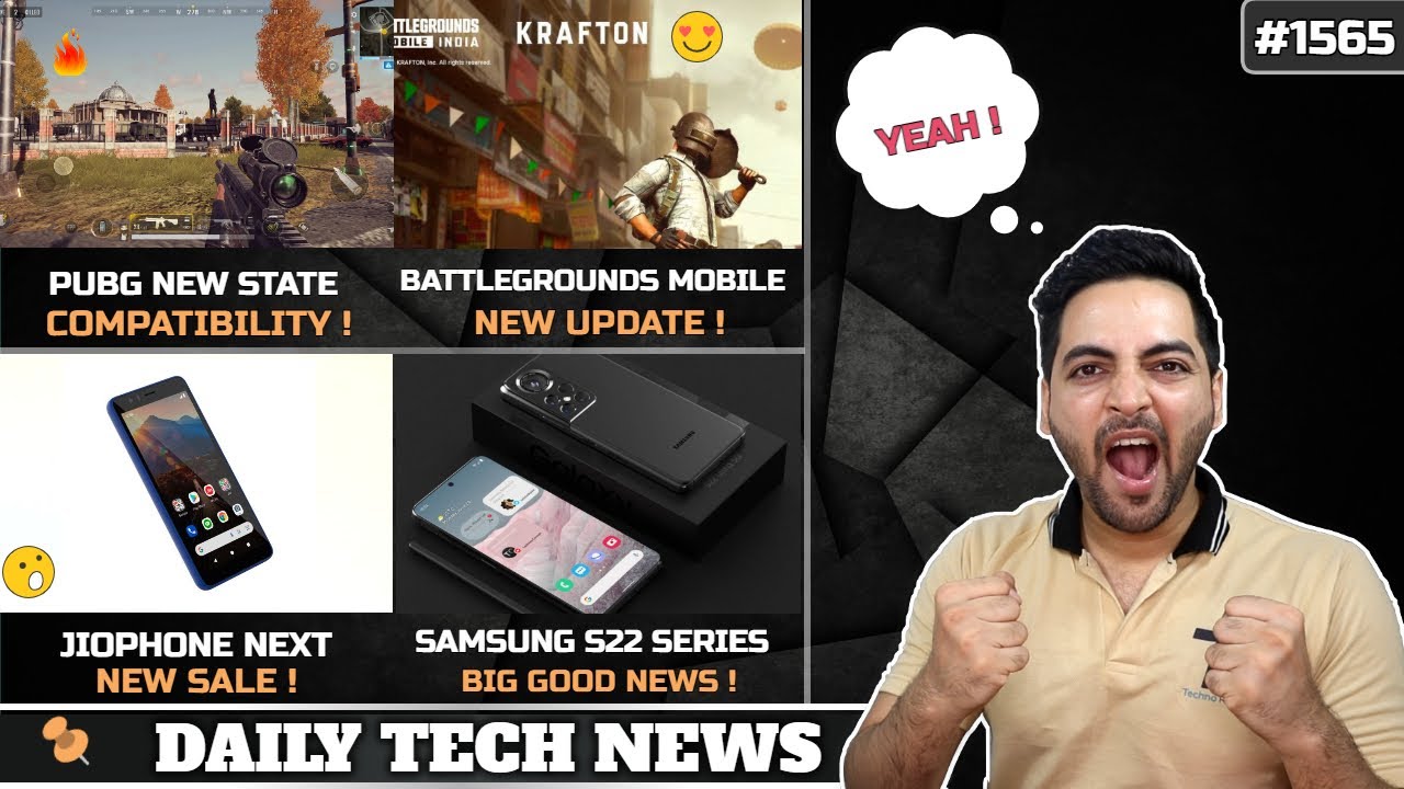 PUBG New State 4GB,Jiophone Next Good News,BGMI Security,WhatsApp Good News,M52 5G Specs,iPhone 13