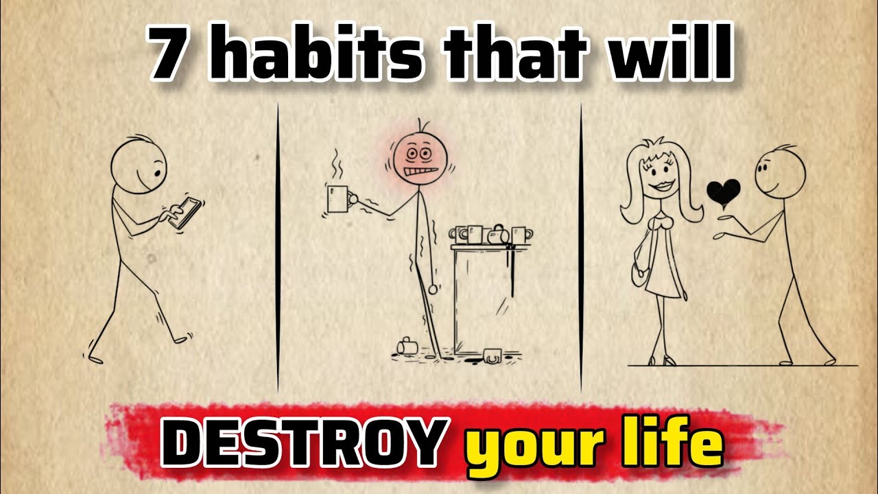 इन 7 आदतों की वजह से😡90% लोग समय बर्बाद करते हैं‼️