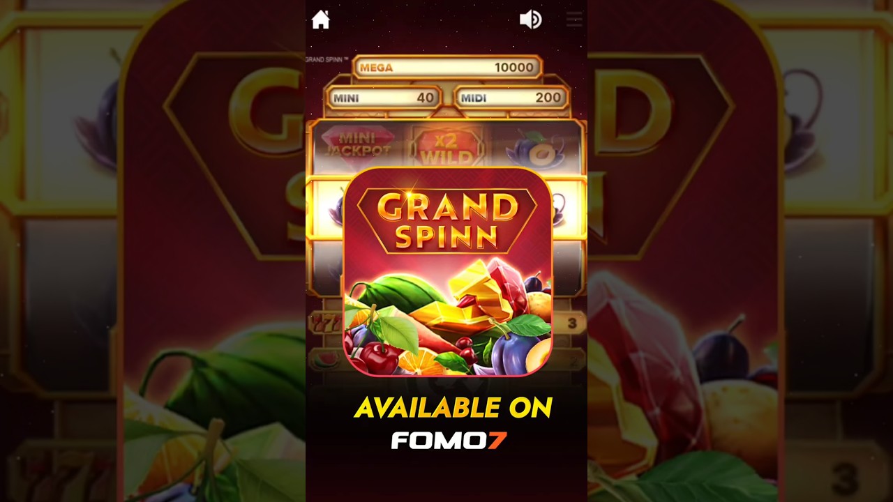 Grand Spinn on Fomo7 | 1920s Art Deco Classic with Jackpots & Wild Multipliers