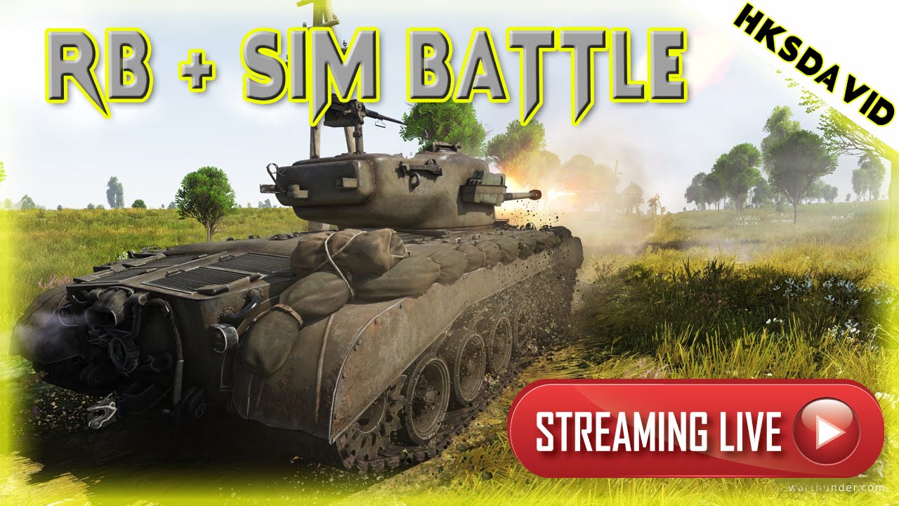 War Thunder RB + SIM Battle élő adás - YouTube
