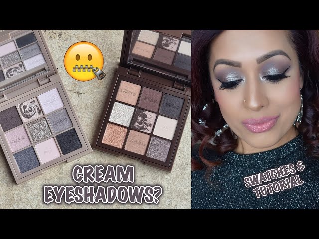 REVIEW: NEW! Huda Beauty CREAMY Obsessions Eyeshadow palettes class=