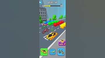 shape shifter race game #level #39 #shorts