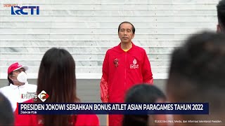Presiden Jokowi Serahkan Bonus Rp309 M kepada Atlet Asian Paragames 2022  #SeputariNewsPagi 29/11