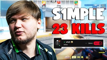 S1MPLE 23 FRAGS VS FACEIT LVL 10 OP NUKE - CS2 V-COMMS #cs2 #csgo #gaming #s1mple