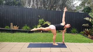 Erectorcise: Cross legged to airplane
