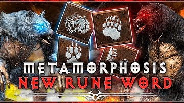 METAMORPHOSIS -  POWERFUL NEW Melee Rune Word !!! - Patch 2.6 - Diablo 2 Resurrected