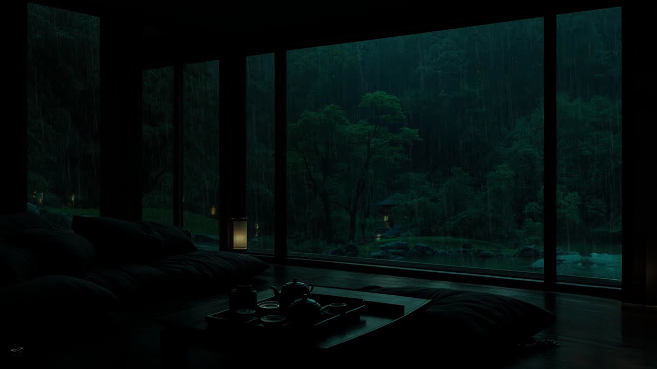 Relaxing Rain in a Quiet Room (No Ads) Calming Ambience for Sleep, Focus, and Mind Relaxation