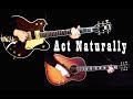 Act naturally  lead and rhythm guitar instrumental cover