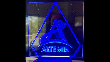 3018 CNC Beginner’s Guide | Carving an LED Backlit Image on Acrylic | NASA Artemis