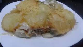 #gratin / #غراتان_البطاطا و #الدجاج #أكلة_صيفية لذيذة جدا تستحق التجربة