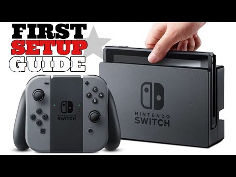 Nintendo Switch First Setup And Activation Youtube