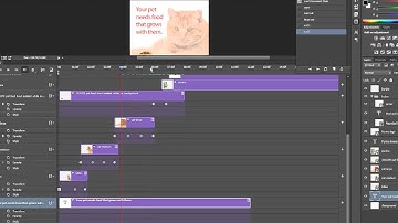 Animated GIFs, part4, Animating using the video timeline in Photoshop CC