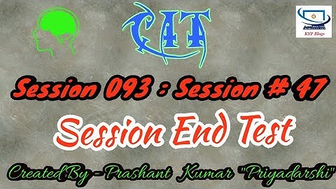 Session 93 - Session 47 - BS CIT - Session End Test