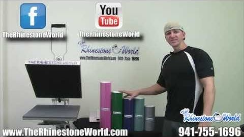 Sticky Flock Rhinestone Template Material from The Rhinestone World