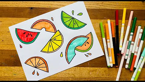 "Summer Slices" - COOL BEANS CLUB - Quick Draw Con...