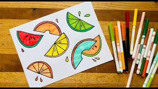 Summer Slices - COOL BEANS CLUB - Quick Draw Confidence Builder