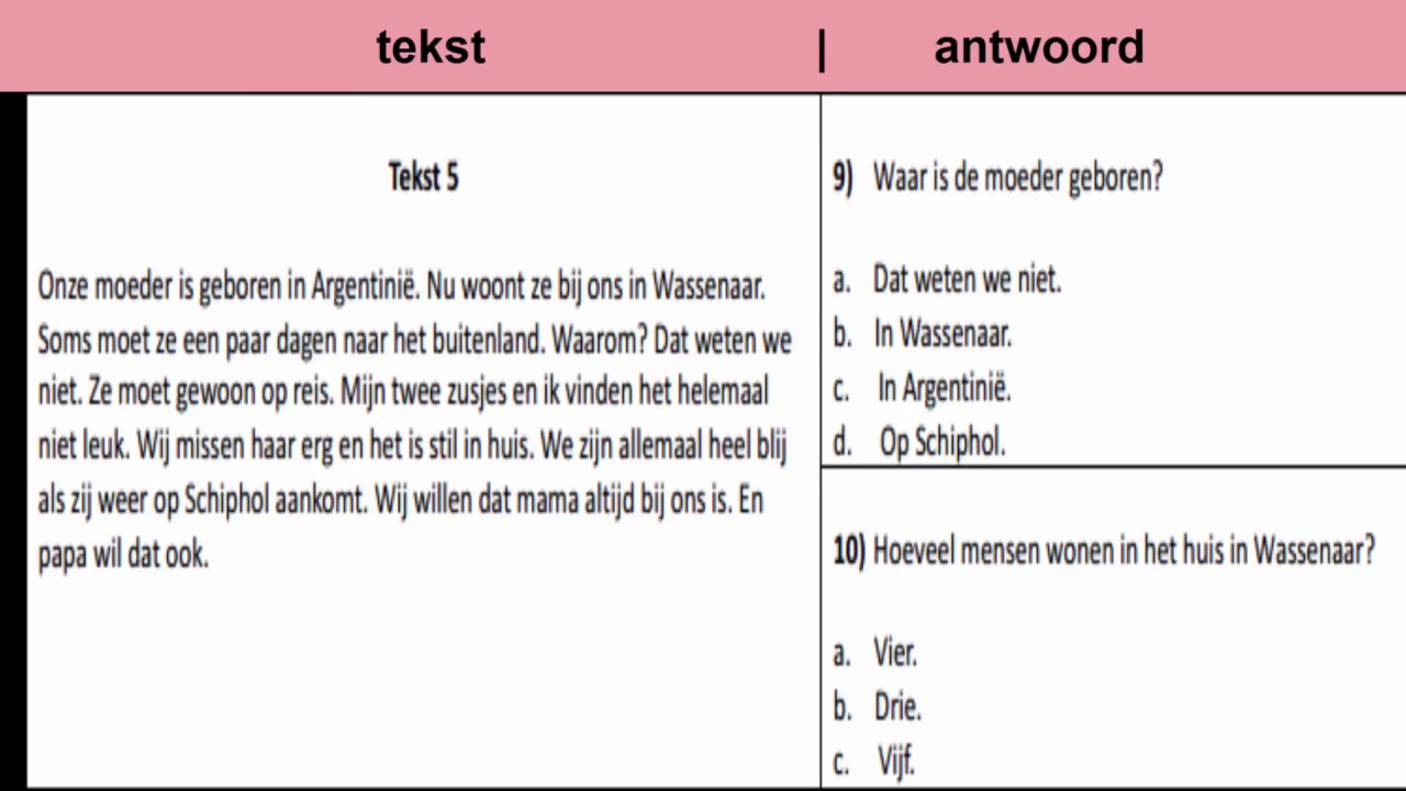 Amuseren uitvinding conversie oefentoets(6) - leesvaardigheid A1 - YouTube