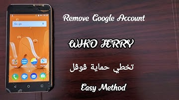 Remove Google Account FRP Bypass Wiko Jerry Without Laptop Without Any Box 2022 And Easy Method