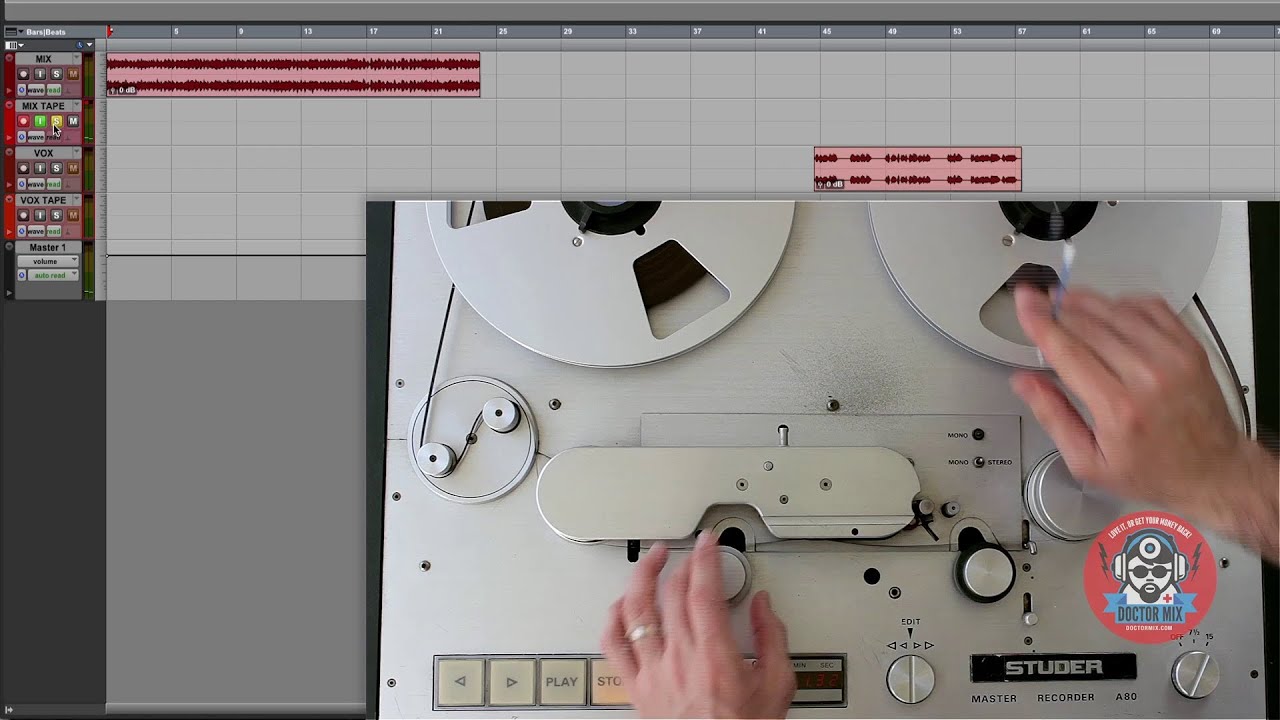 Mixing With Tape: Studer A80 Master Recorder - YouTube
