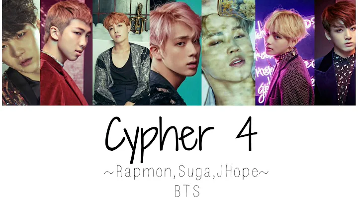 Cypher pt.4-BTS(Rapmon,JHope,Suga)"WINGS"Album Lyrics[ROM,ENG]