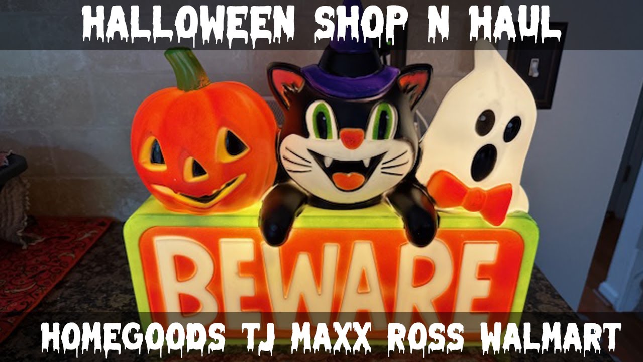 Halloween 2025 SHOP and HAUL – HomeGoods Walmart TJ Maxx