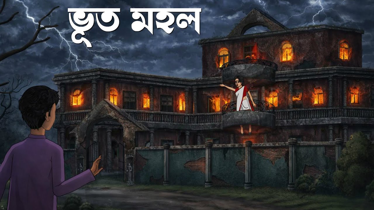 ভূতের মহল | bhuter cartoon | Bengali Village Ghost Story | Cartoon