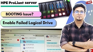 No bootable devices were detected | Re-enabled failed Logical Drive | HPE ProLiant Servers ✅