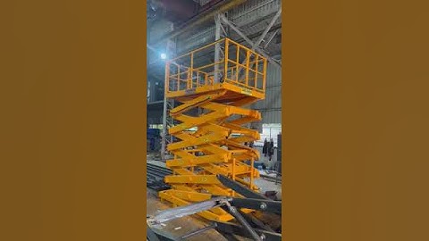 Scissor Lift Demo by JOIST Material Handling Equipment Manufacturer in Mumbai