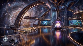 Nebula Dream Escape 🌙 Soft Piano & Fireplace for Focus and Calm [4K] screenshot 4