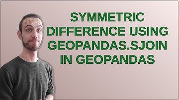 Gis: Symmetric difference using geopandas.sjoin in GeoPandas