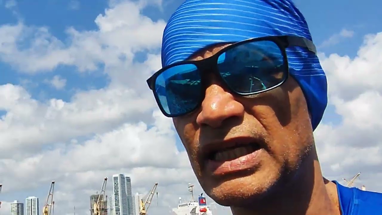 Recife, Sol, mar e muitas pedras.Treino no centro histórico Brennand 