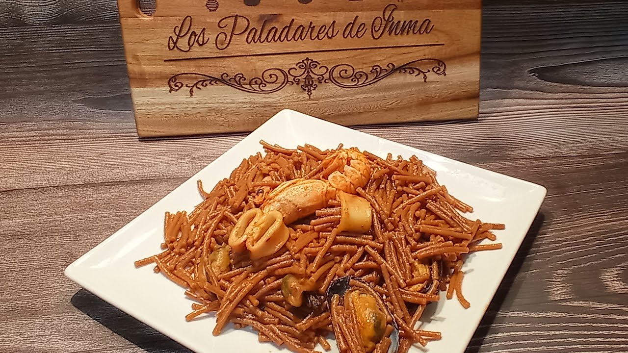 fideuá en olla gm /receta fácil, rápida y queda espectacular.#lospaladaresdeinma #ollagm #recetas