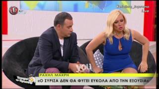 Youweekly.gr: Φάνηκαν όλα! Το αποκαλυπτικό ατύχημα της Καραβάτου on air